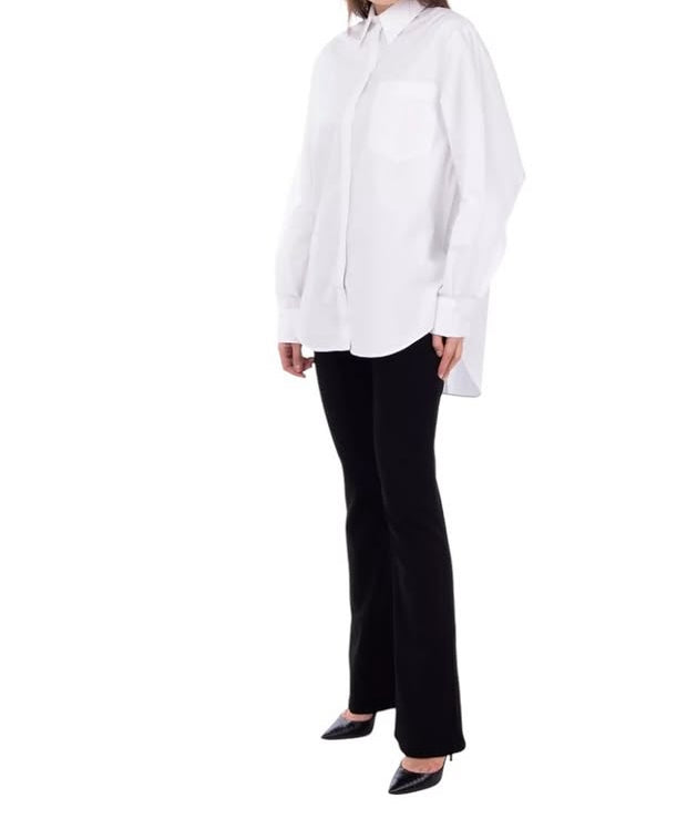Camisa Joseph en popelina blanca