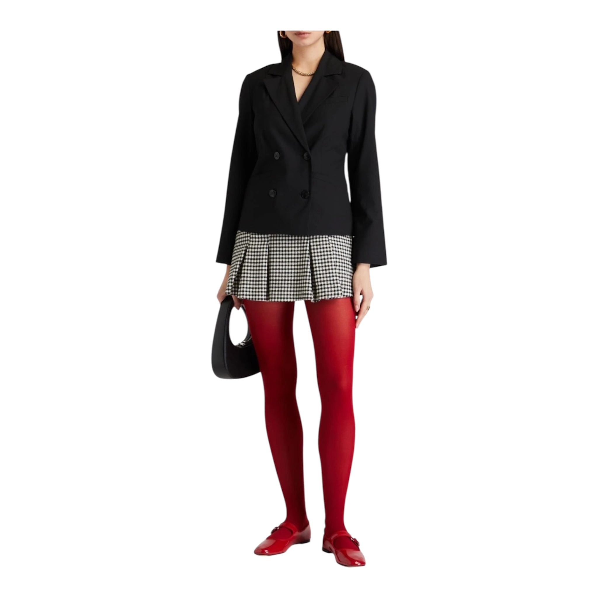 Saco GANNI Croisé Negro - Talla 36